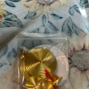 Gold Spiral Earrings